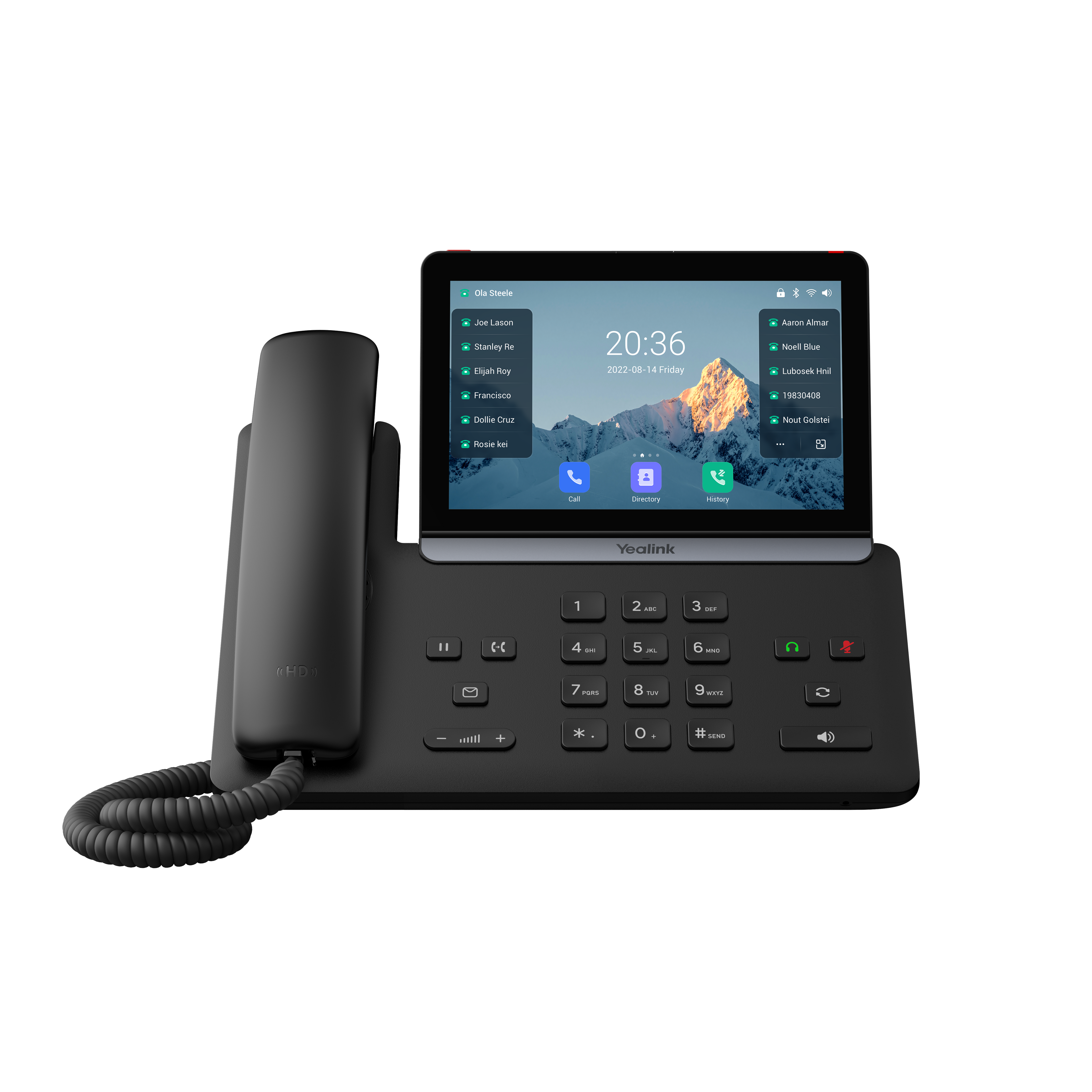 Yealink SIP-T88W — Smart Business IP Phone (Android 13, 7" Touchscreen, Wi-Fi, Bluetooth, USB-A & USB-C)