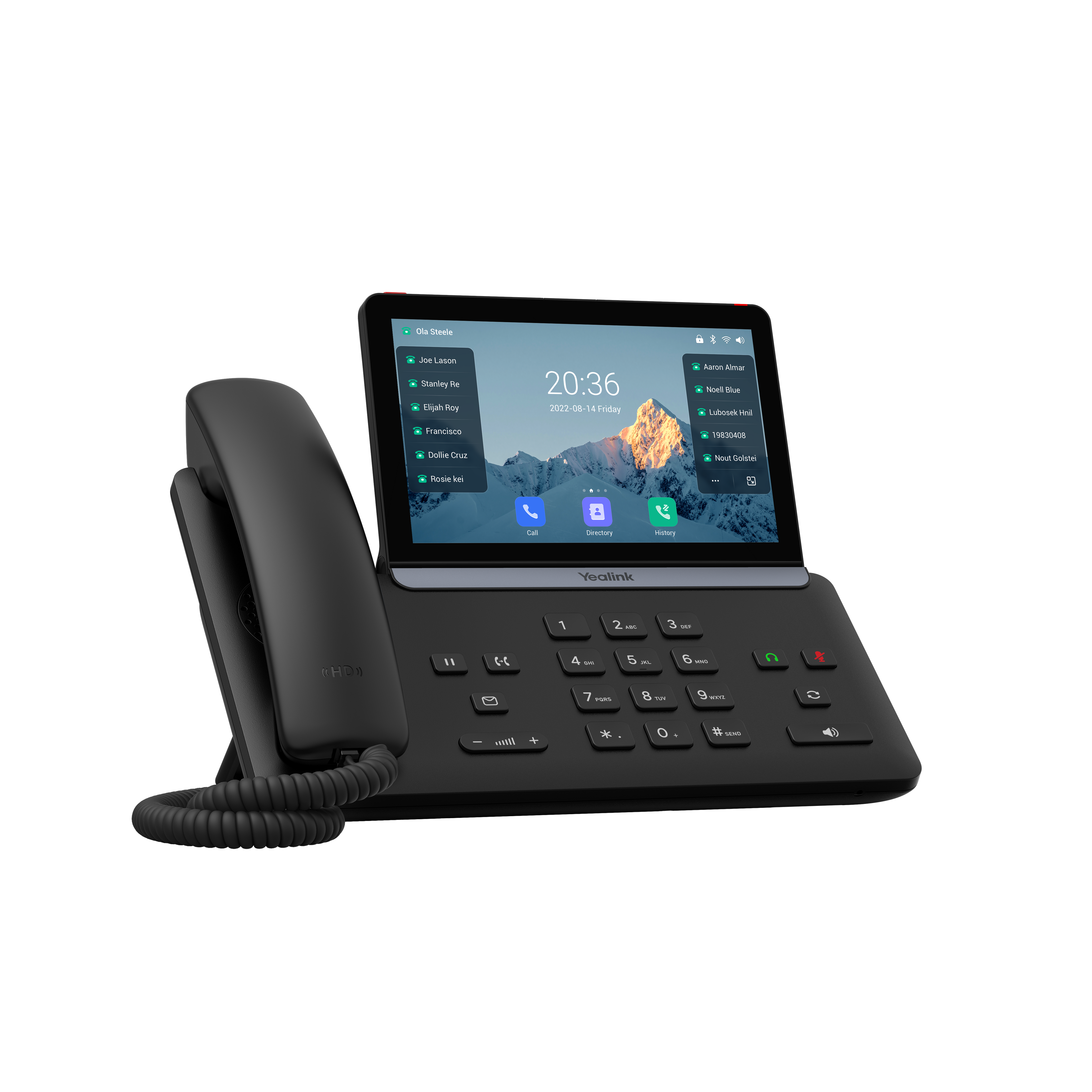 Yealink SIP-T88W — Smart Business IP Phone (Android 13, 7" Touchscreen, Wi-Fi, Bluetooth, USB-A & USB-C)