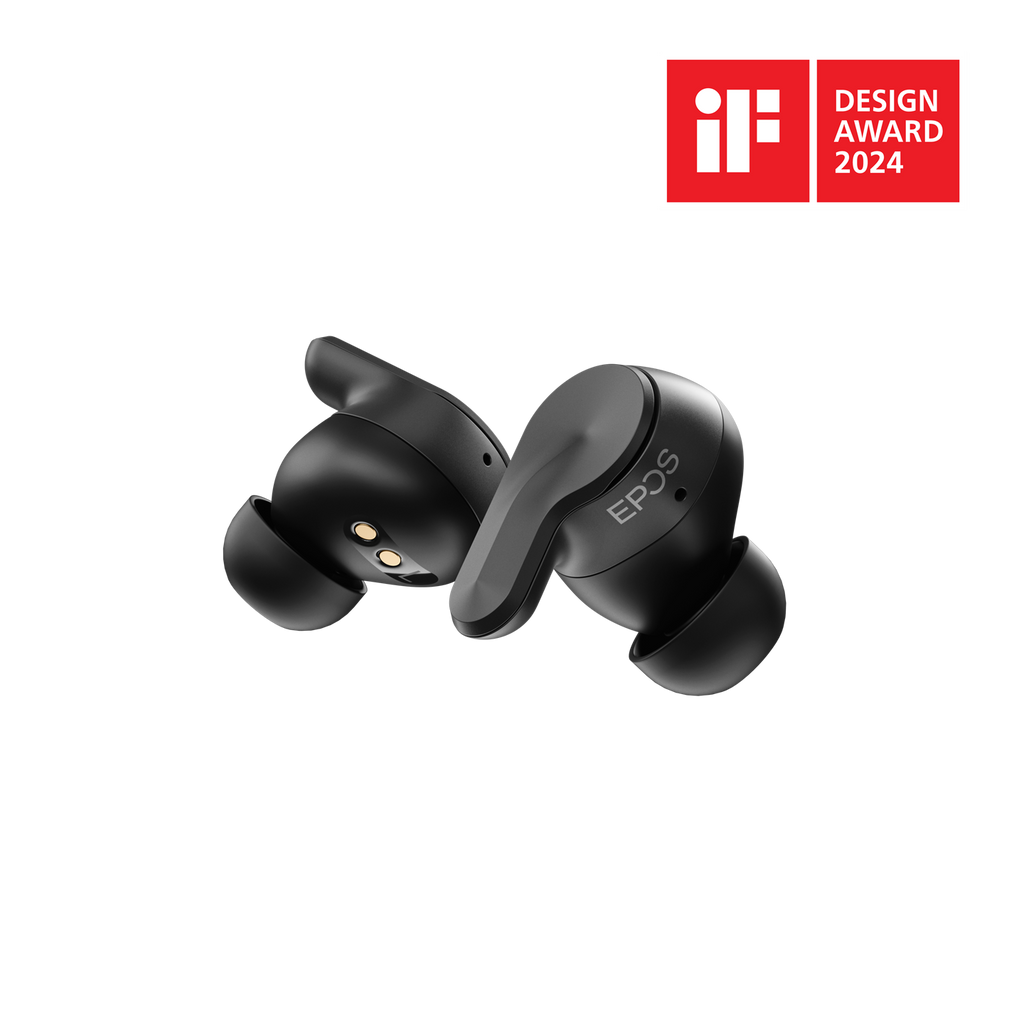 EPOS ADAPT E1 — Scandinavian Black Professional Earbuds