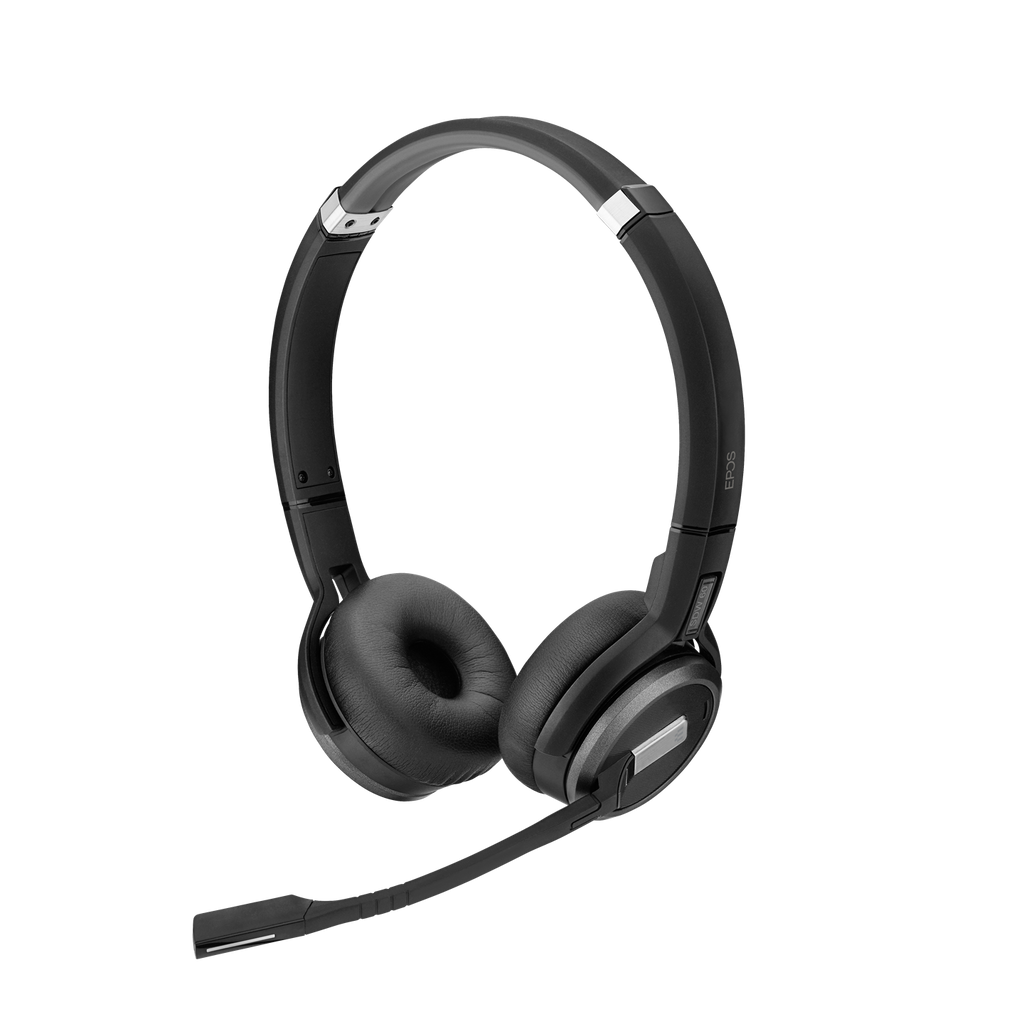 EPOS IMPACT SDW 5066 — US Premium Double‑Sided Wireless DECT Headset for PC, Desk Phone & Softphone