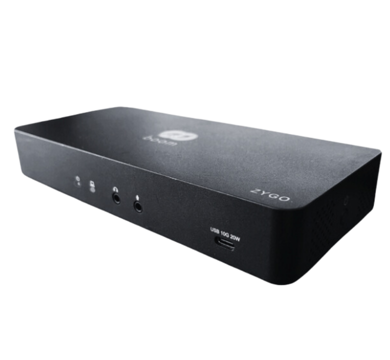Boom ZYGO — One‑Cable BYOM/BYOD Meeting Room Hub