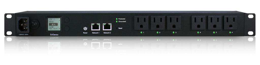 EnGenius ECP106 — Cloud‑Managed 1U Smart PDU (6 Outlets, TAA Compliant)