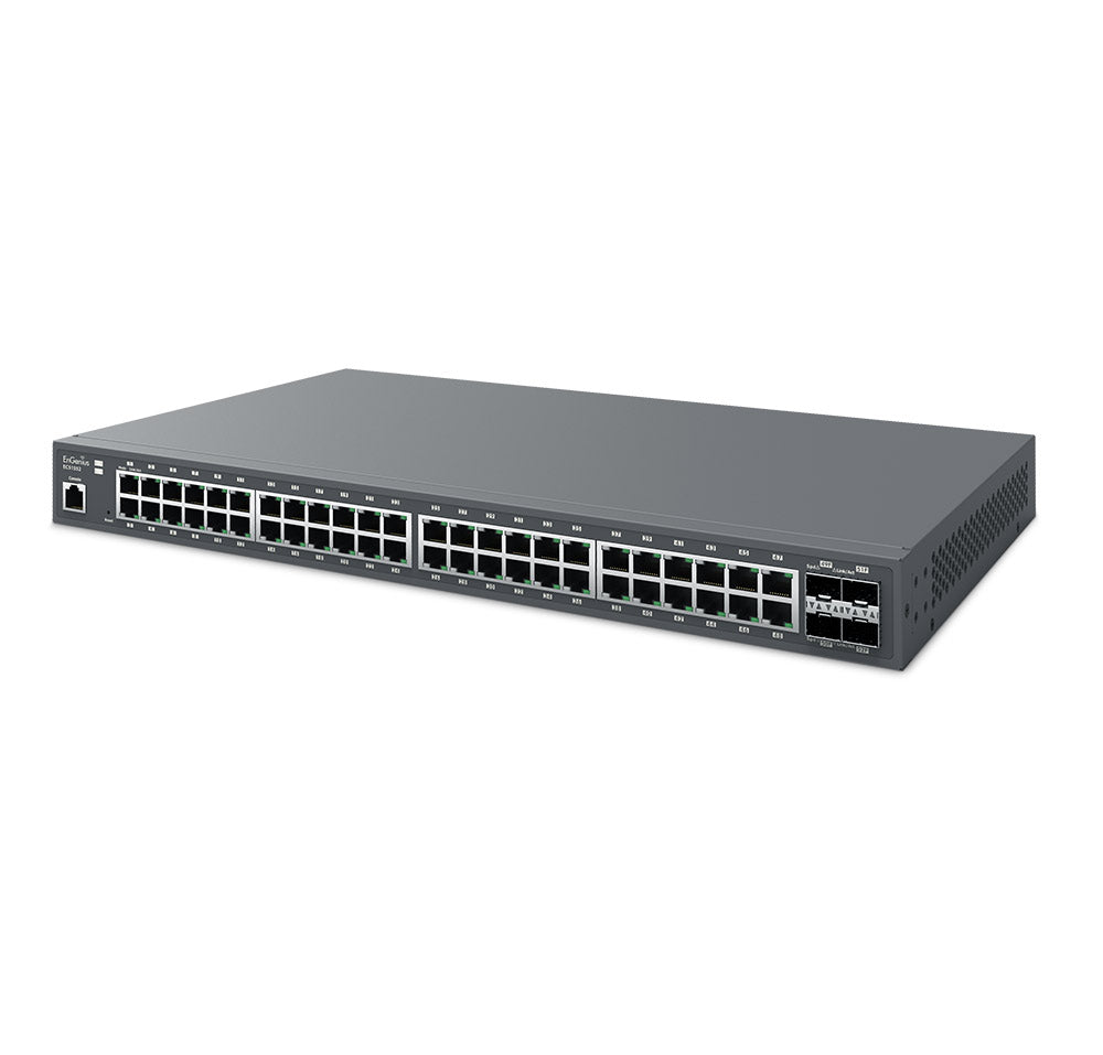 EnGenius ECS1552 — Cloud‑Managed 48‑Port Gigabit Switch with 4× 10G SFP+ Uplinks