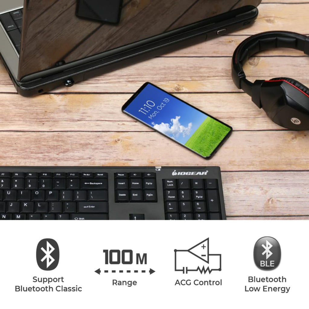 IOGEAR GBU621 — Bluetooth® 4.0 USB Micro Adapter (Class 1)