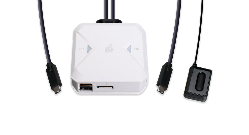 IOGEAR GCS72CC — 2‑Port 4K USB‑C KVM Switch with DisplayPort Output