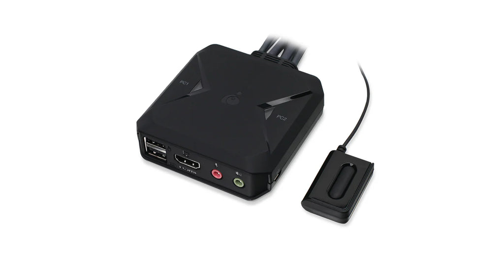 IOGEAR GCS92HU — 2‑Port USB‑C / USB‑A HDMI KVM Switch with 4K @ 60Hz Support