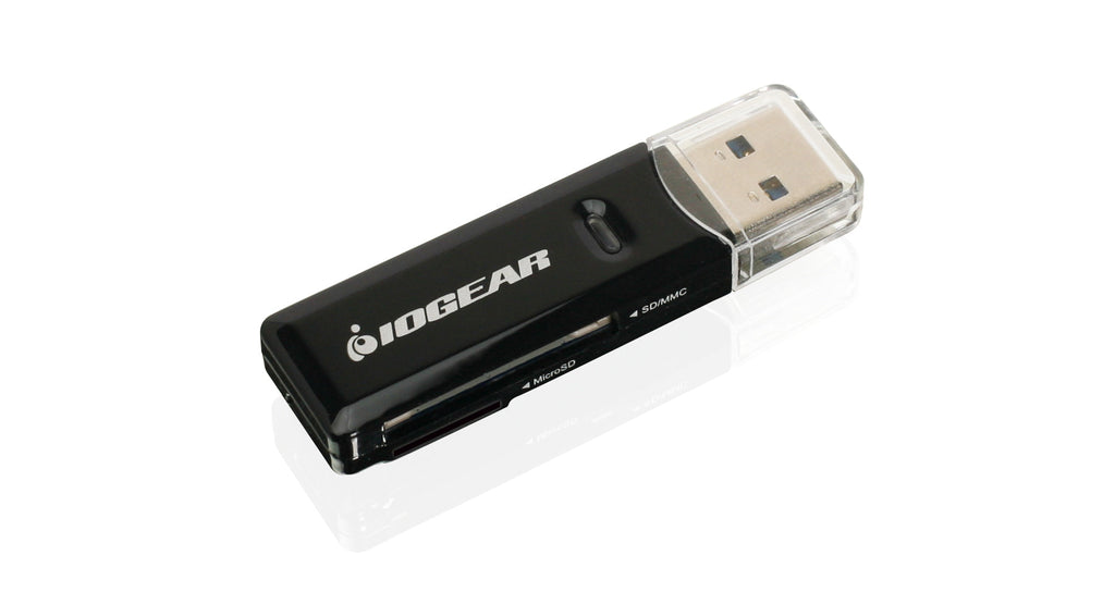 IOGEAR GFR305SD — USB‑A Dual‑Slot SD & microSD Card Reader