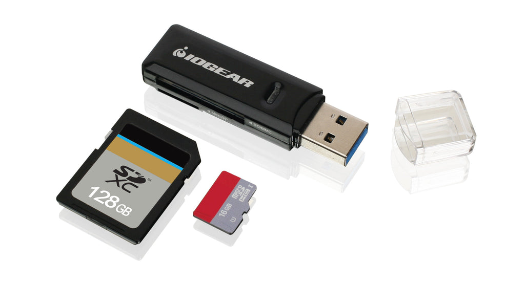 IOGEAR GFR305SD — USB‑A Dual‑Slot SD & microSD Card Reader