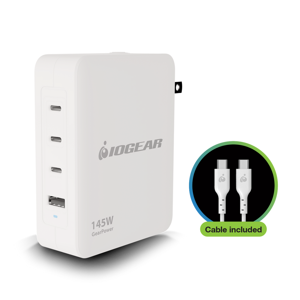 IOGEAR GPAWC145W — GearPower 145W Multiport Charger
