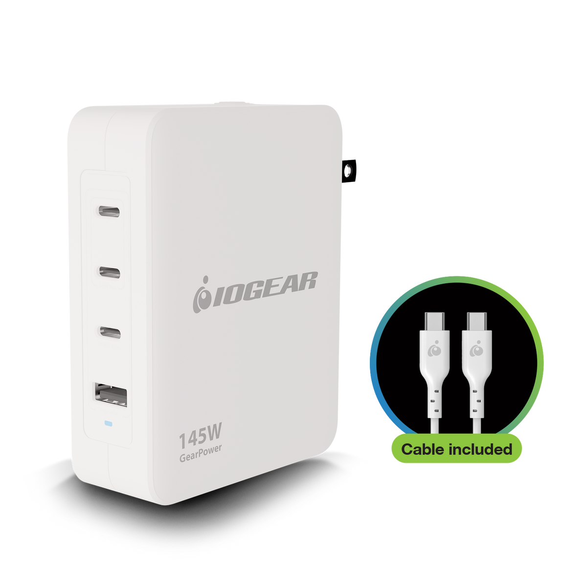 IOGEAR GPAWC145W — GearPower 145W Multiport Charger
