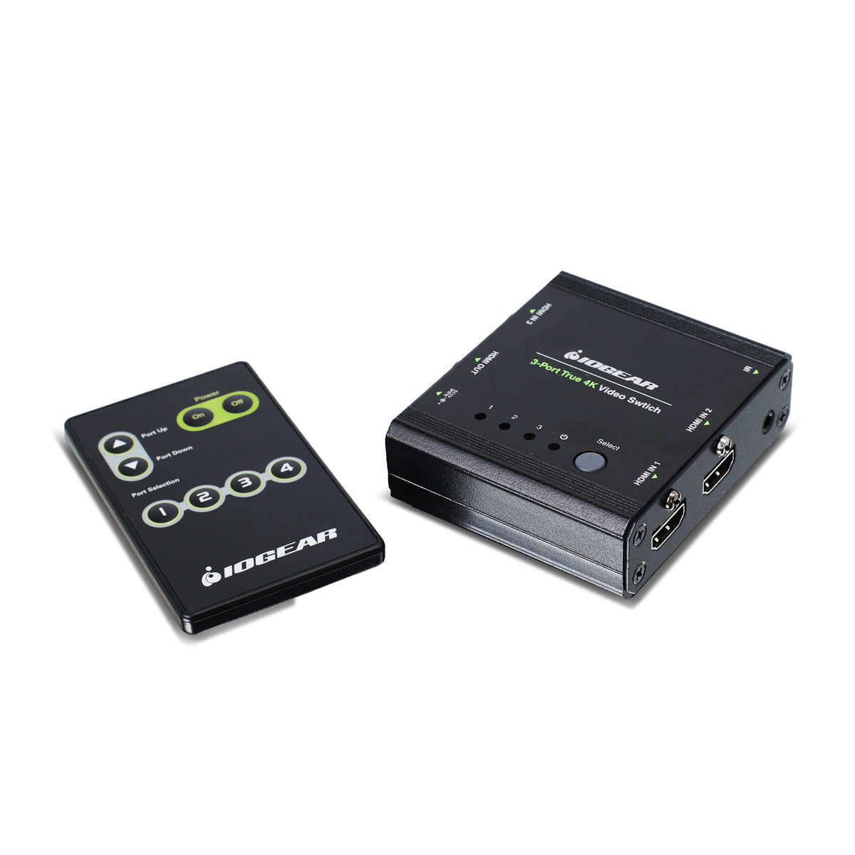 IOGEAR GHSW8431 — 3‑Port True 4K HDMI Switch (TAA Compliant)