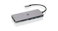 IOGEAR GUD3C4K3P — USB‑C Triple HD Compact Dock 12‑in‑1 Travel Dock