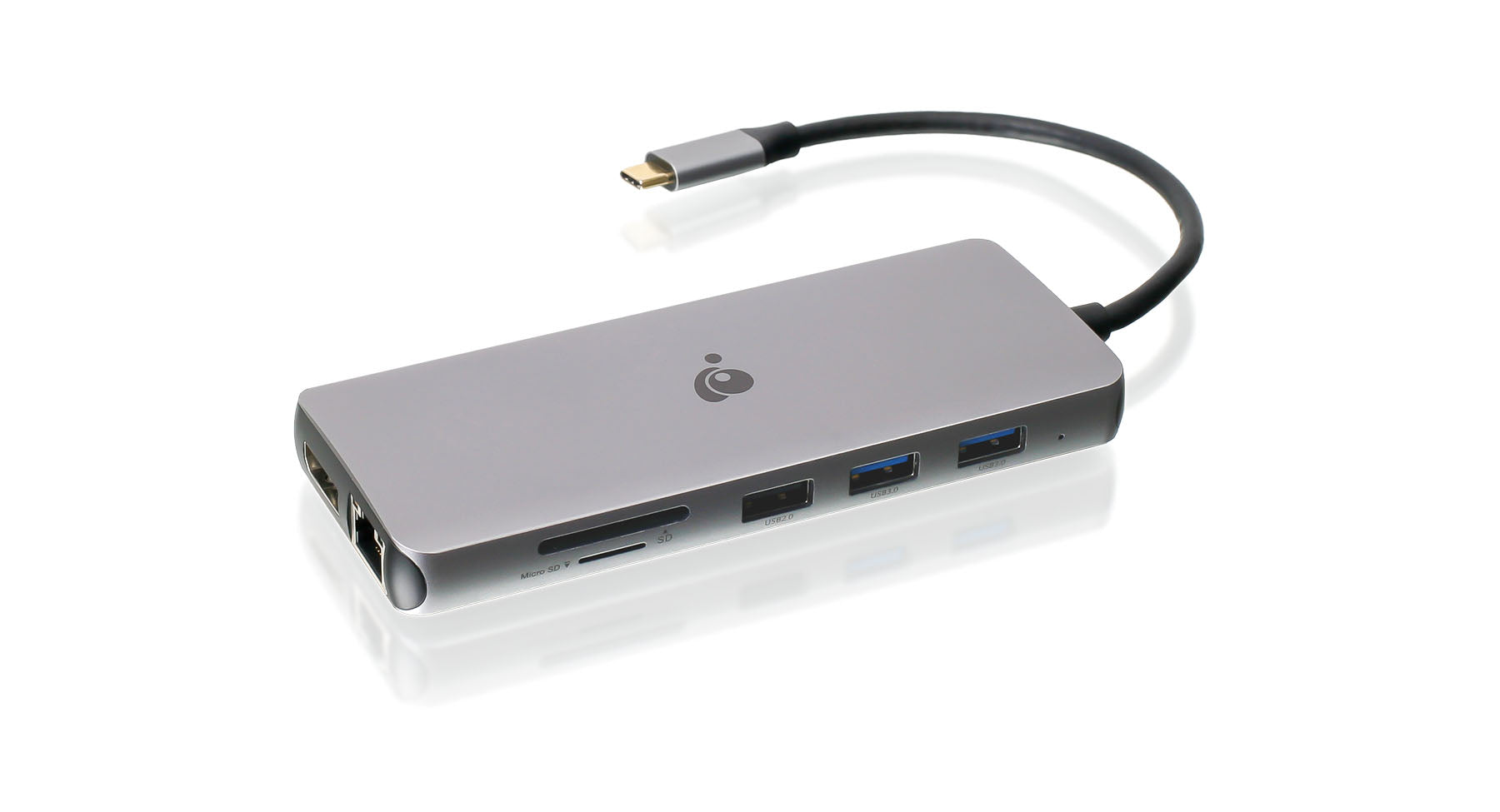 IOGEAR GUD3C4K3P — USB‑C Triple HD Compact Dock 12‑in‑1 Travel Dock