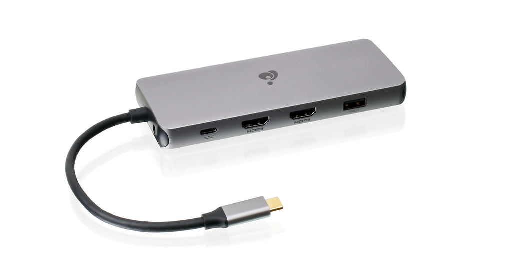 IOGEAR GUD3C4K3P — USB‑C Triple HD Compact Dock 12‑in‑1 Travel Dock