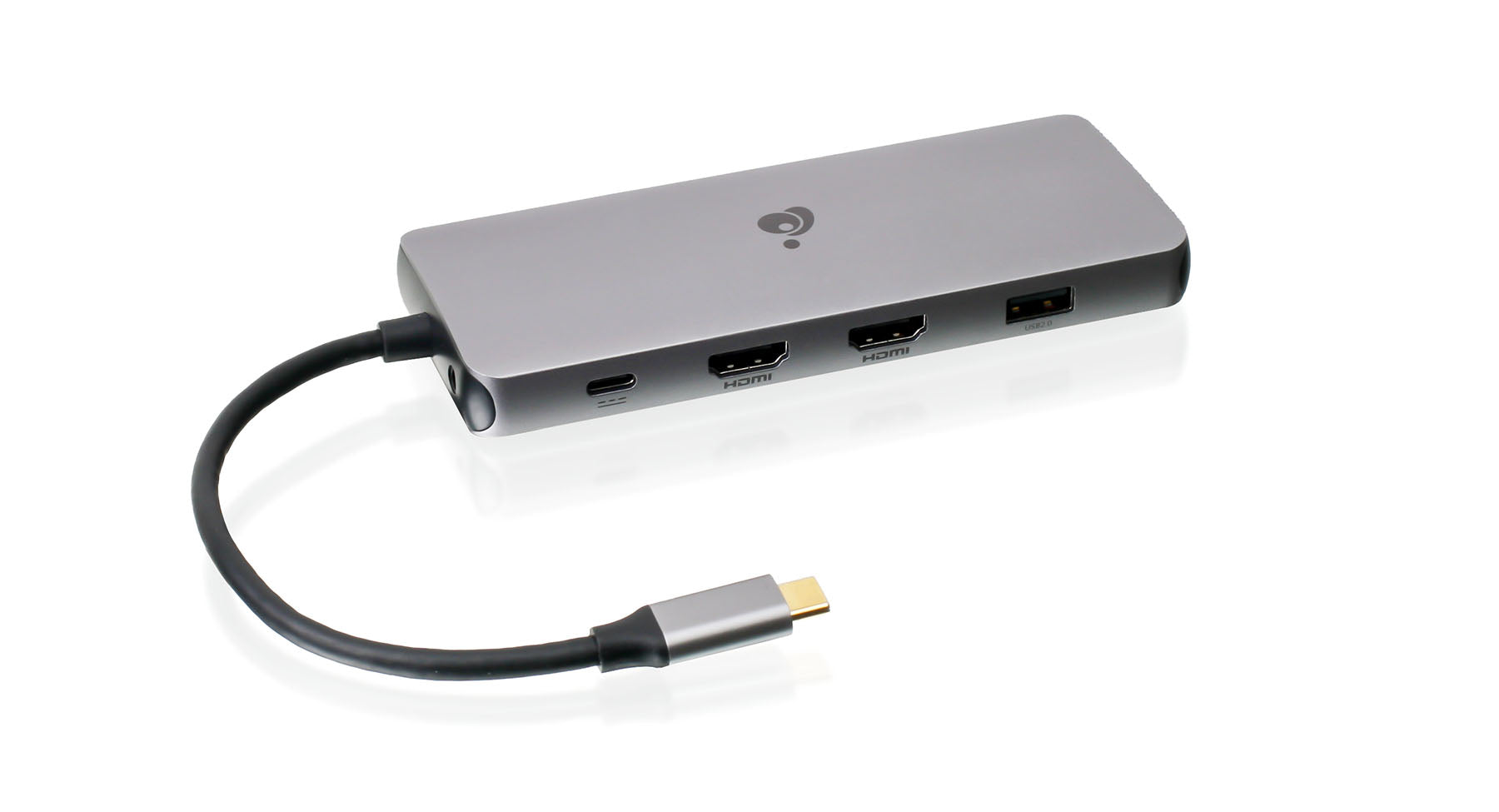 IOGEAR GUD3C4K3P — USB‑C Triple HD Compact Dock 12‑in‑1 Travel Dock