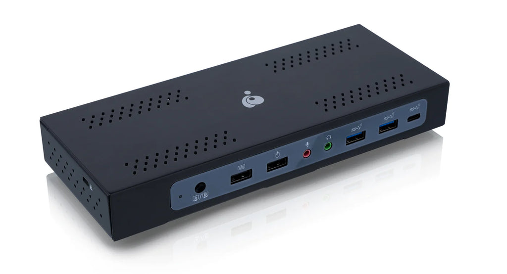 IOGEAR GUD3CDHTAA — USB‑C Dual HDMI 4K Desktop Dock (TAA Compliant)