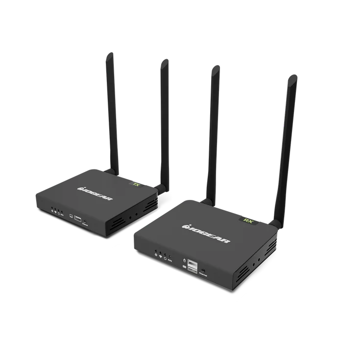 IOGEAR GW4K60KIT — Wireless 4K60 HDMI & USB KVM Extender Kit (Up to 165 ft)