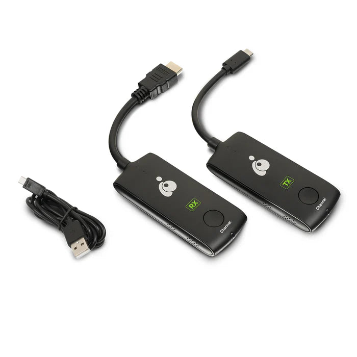 IOGEAR GW4KHDCKIT — 4K USB‑C to HDMI Wireless Video Transmitter & Receiver Kit (Up to 65 ft, 4K @ 60Hz)