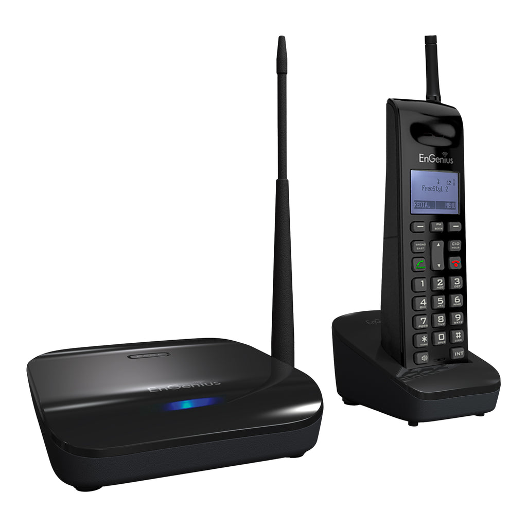 EnGenius FreeStyl2 — Long‑Range Cordless Phone System (Up to 25,000 sq. ft.)