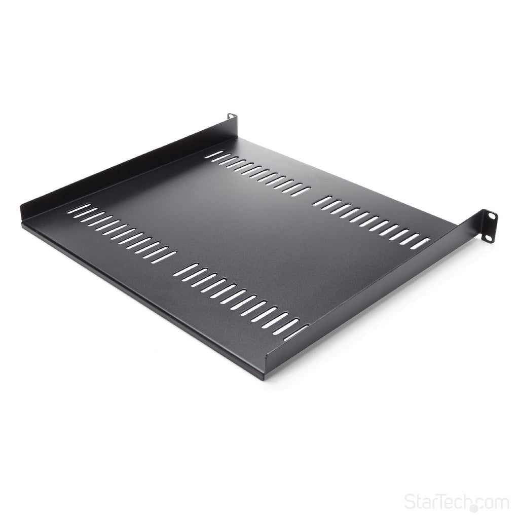 StarTech CABSHELF116V — 1U 16" Deep Vented Rack Shelf (Steel, 19" Rackmount)