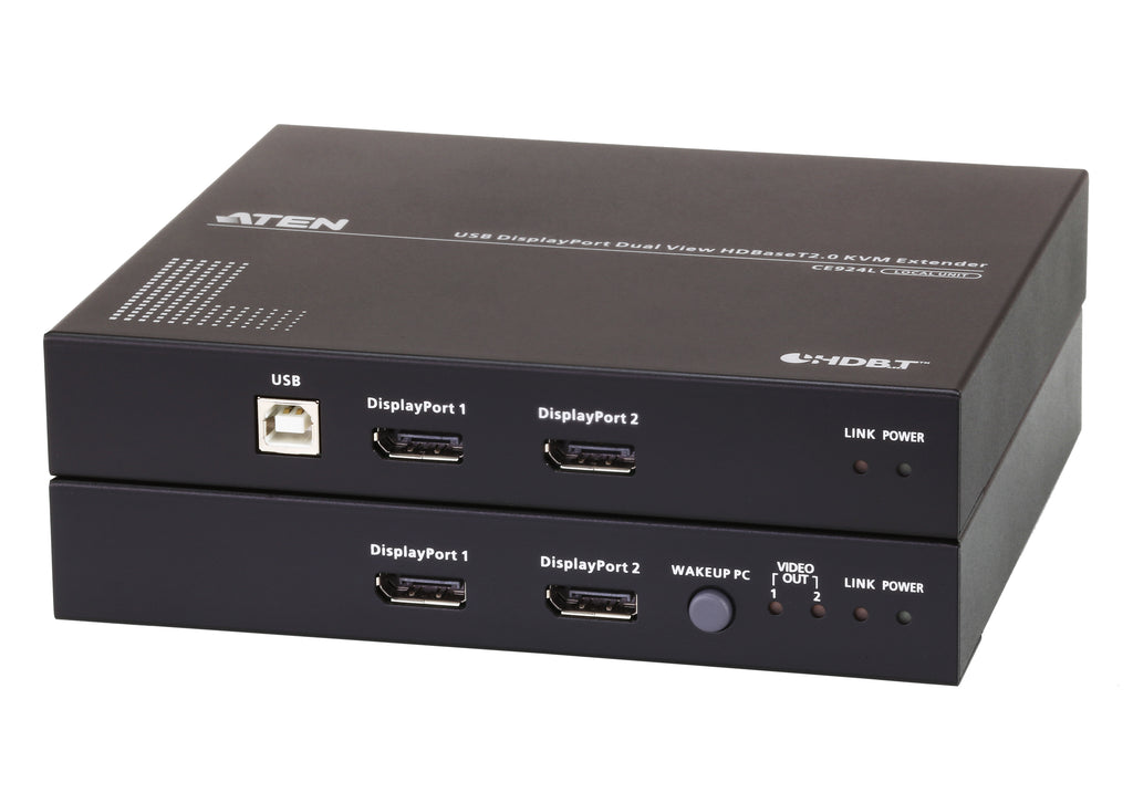 ATEN CE924 — USB DisplayPort Dual‑View HDBaseT 2.0 KVM Extender