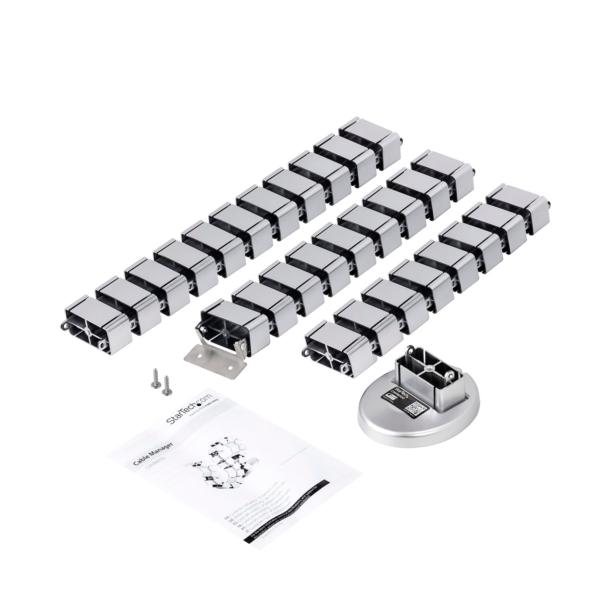 StarTech CMVBMOD — Cable Management Spine (Adjustable, Weighted Base, 4‑Channel Routing)