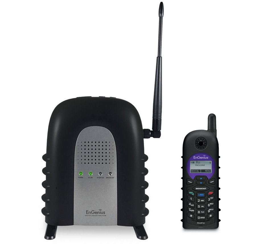 EnGenius DURAFON‑SIP — Long‑Range SIP Cordless Phone System (Up to 3,000 Acres, TAA Compliant)
