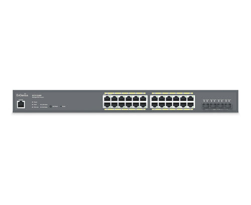 EnGenius ECS1528P — Cloud‑Managed 24‑Port Gigabit PoE+ Switch with 4× 10G SFP+ Uplinks