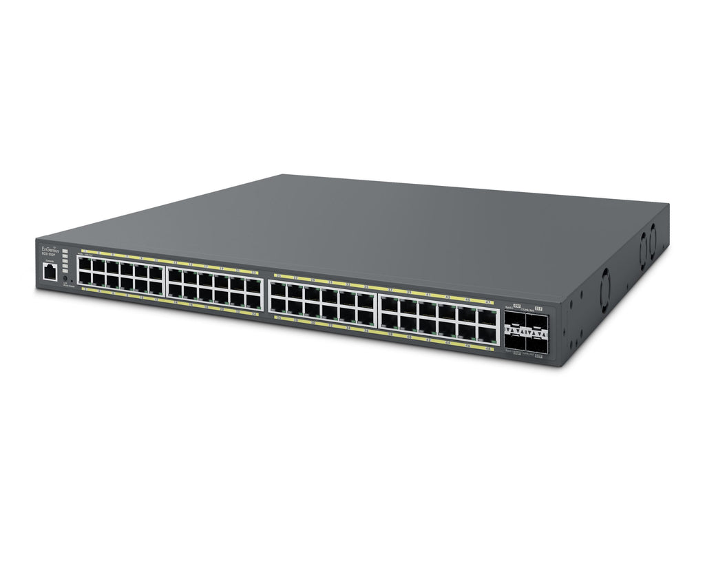 EnGenius ECS1552P — Cloud‑Managed 48‑Port Gigabit PoE+ Switch with 4× 10G SFP+ Uplinks