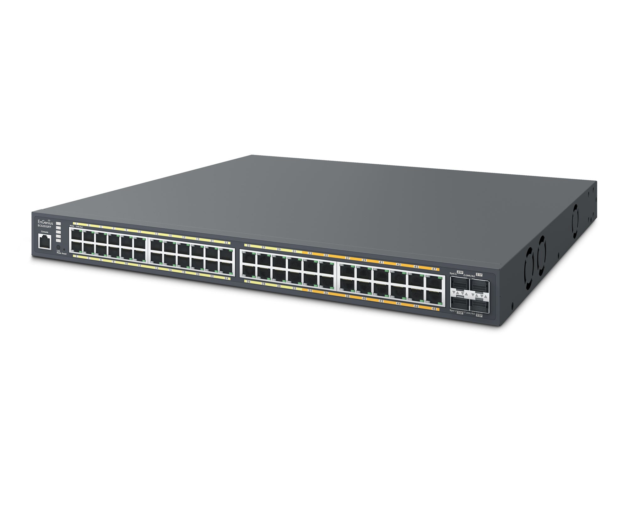 EnGenius ECS2552FP — Cloud‑Managed 48‑Port Multi‑Gigabit PoE+ Switch with 4× 10G SFP+ Uplinks