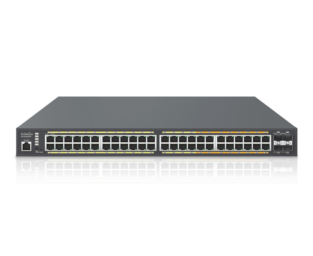 EnGenius ECS2552FP — Cloud‑Managed 48‑Port Multi‑Gigabit PoE+ Switch with 4× 10G SFP+ Uplinks