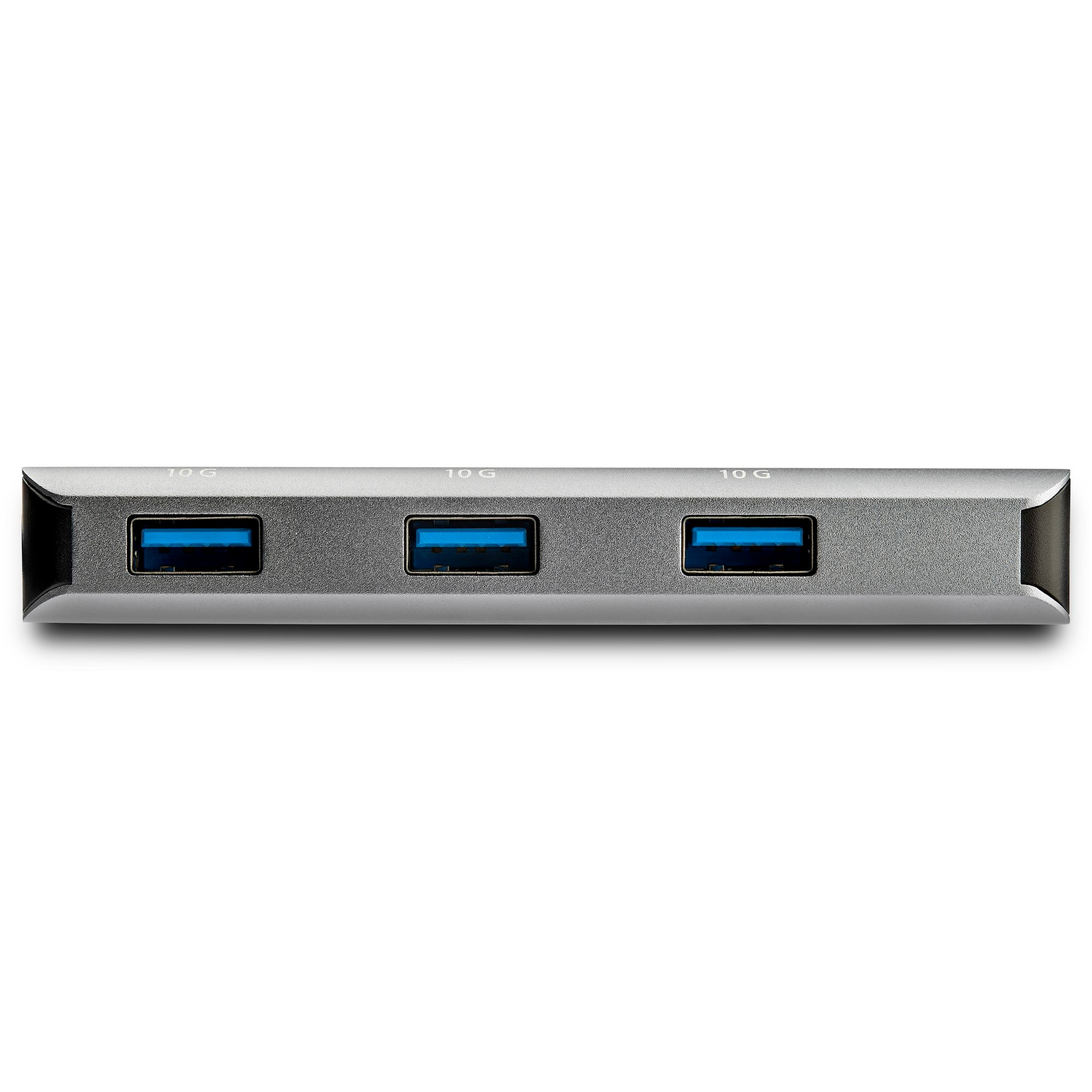 StarTech HB31C3ASDMB — USB‑C to USB‑A Hub with SD & microSD (TAA Compliant, 5Gbps USB 3.2 Gen 1)