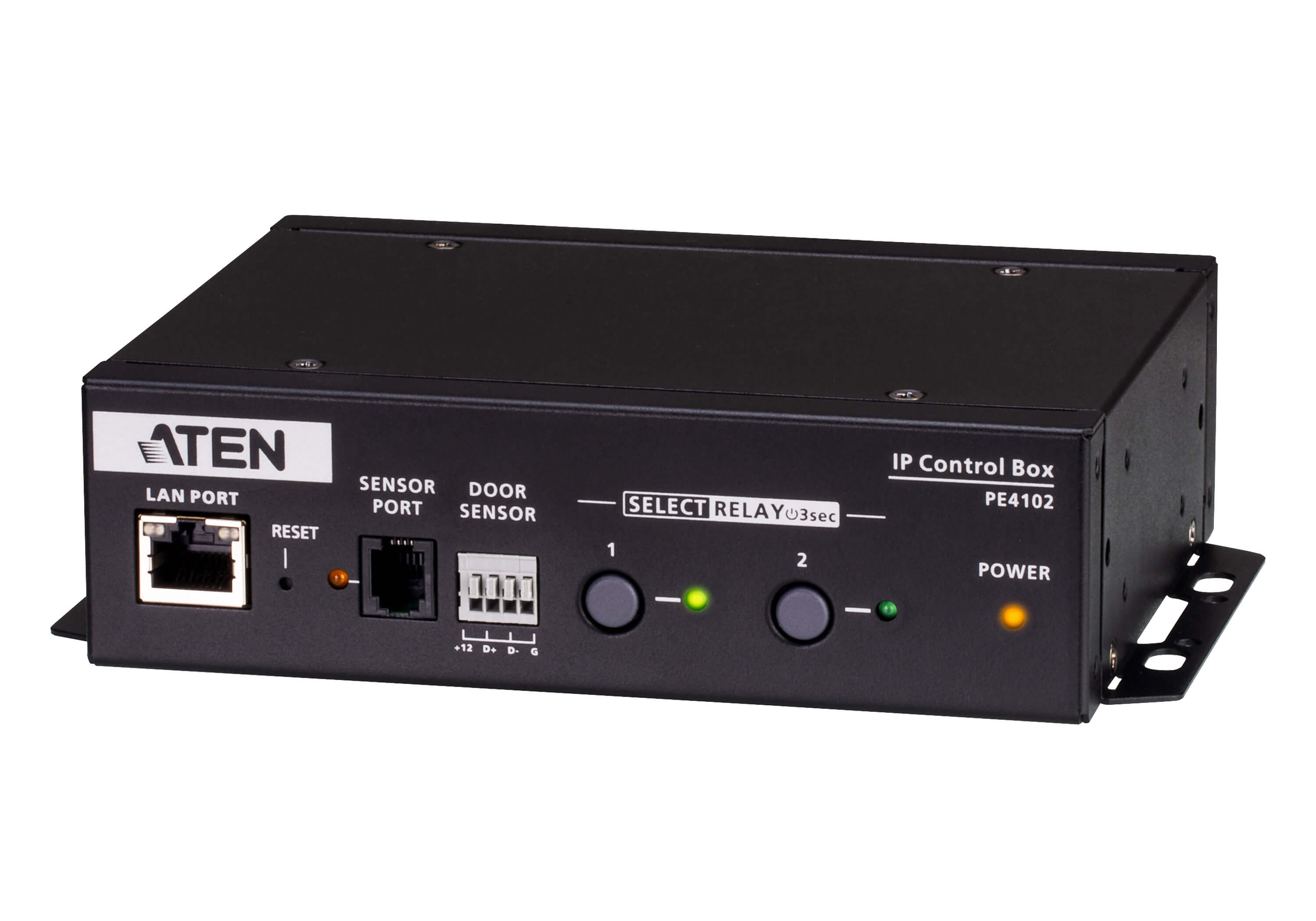 ATEN PE4102 — 2‑Outlet Metered‑by‑Outlet Rack PDU (Remote Power Management, 1U, 15A, Network‑Managed)