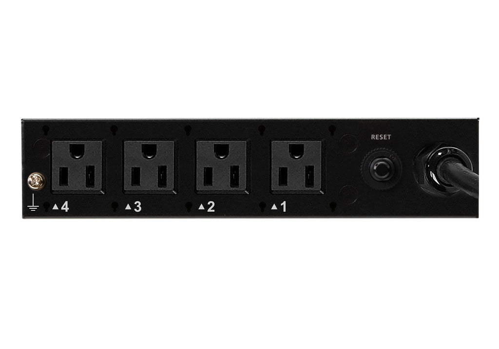 ATEN PE4104 — 4‑Outlet Metered‑by‑Outlet Rack PDU (Remote Power Management, 1U, 15A, Network‑Managed)