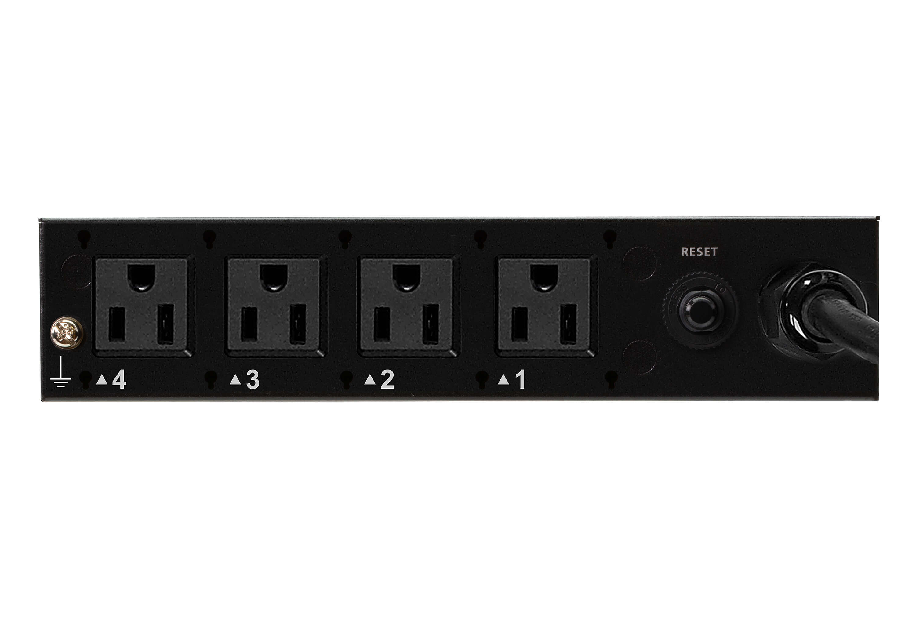 ATEN PE4104 — 4‑Outlet Metered‑by‑Outlet Rack PDU (Remote Power Management, 1U, 15A, Network‑Managed)