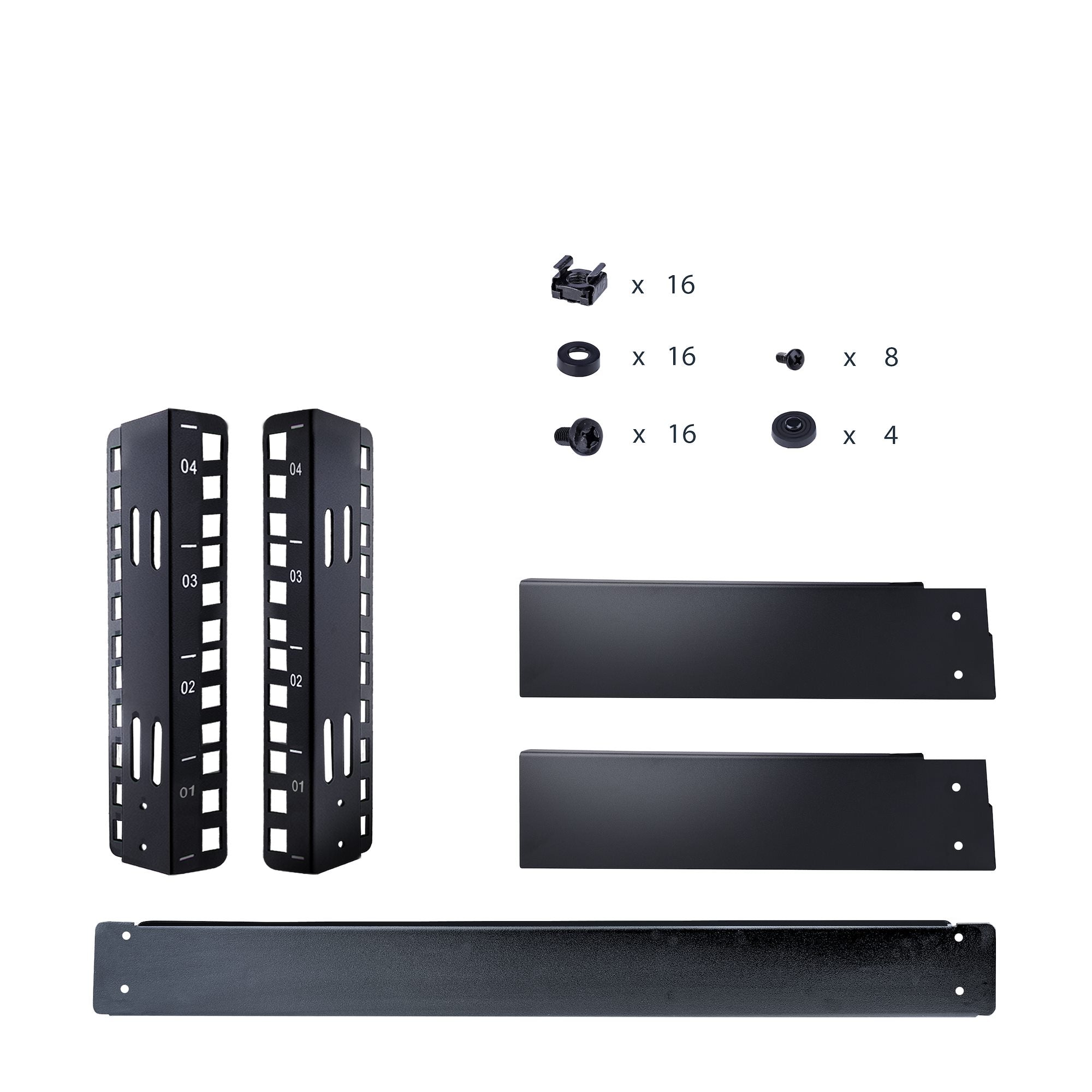 StarTech RK4OD — 4U Desktop Open‑Frame Rack (2‑Post, Free‑Standing, 19" EIA‑310)