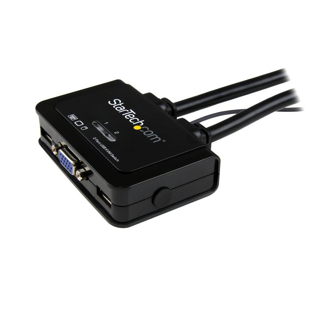 StarTech SV211USB — 2‑Port USB VGA KVM Switch (Compact, Bus‑Powered)