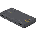 StarTech SV221HUC4K — 2‑Port USB‑C/USB‑A 4K HDMI KVM Switch (60W USB‑C Power Delivery)
